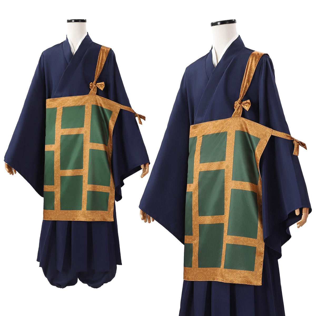 YOO Jujutsu JJK Manga Anime Suguru Geto Cosplay Costume Wig Dark Blue kimono Top Skirt Pants Cassock Rose Net Halloween Gift
