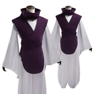 YOO Jujutsu JJK Manga Anime Choso Cosplay Costume Purple Vest Neck Gaiter Belt White Elastic Pants Top Gift