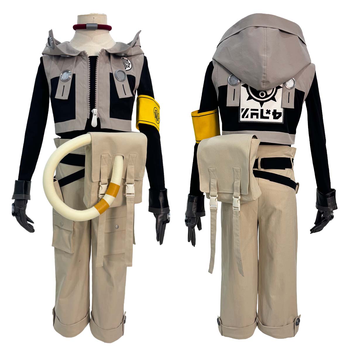 YOO Gachiakuta Anime Rudo Cosplay Costume Convention Halloween Christmas Embroidery Armband T-Shirt Pants Coat Bag Gloves