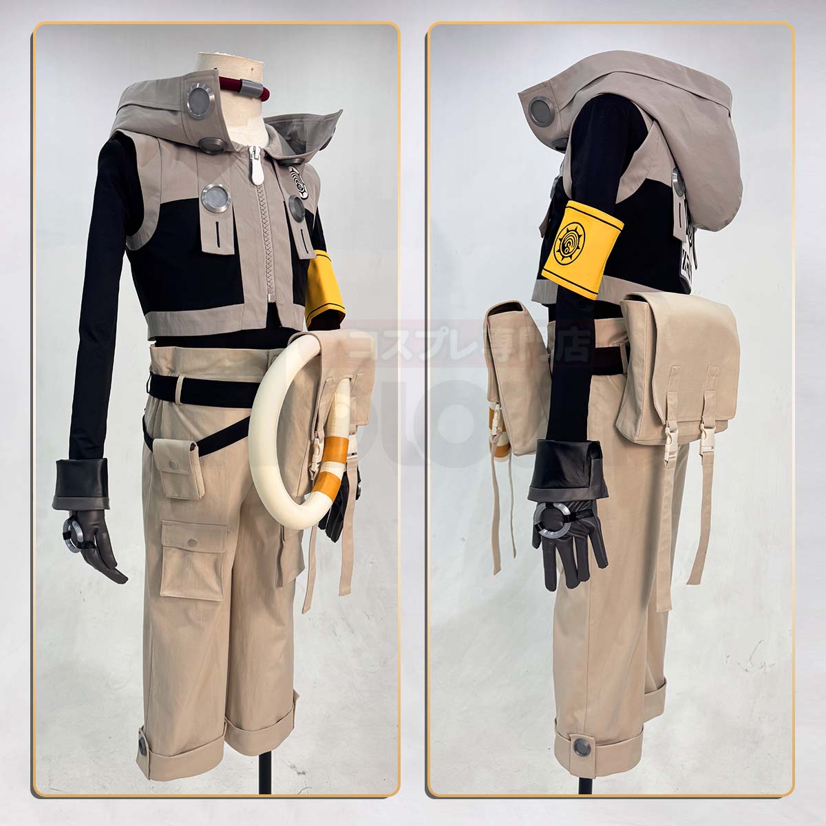 YOO Gachiakuta Anime Rudo Cosplay Costume Convention Halloween Christmas Embroidery Armband T-Shirt Pants Coat Bag Gloves thumbnail 15