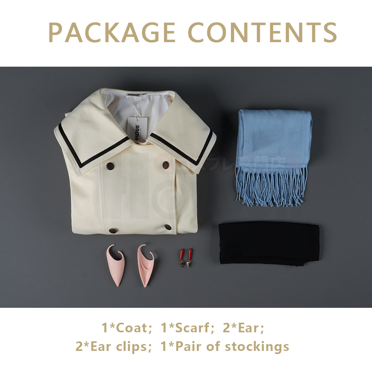 YOO Frieren Beyond Journey’s End Anime Frieren Cosplay Costume Winter Coat Wig Ponytail Halloween Christmas Convention thumbnail 13