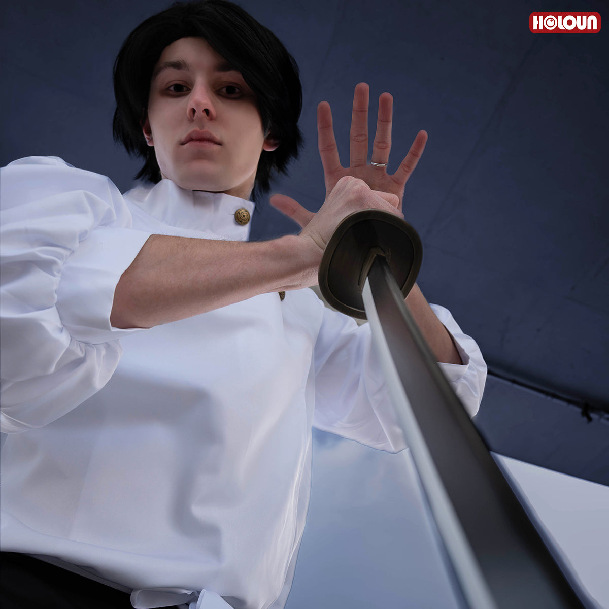 YOO Jujutsu JJK Manga Anime Yuta Okkotsu Cosplay Costume Wig Jacket Pants Uniform Rose Net Synthetic Halloween Christmas thumbnail 5