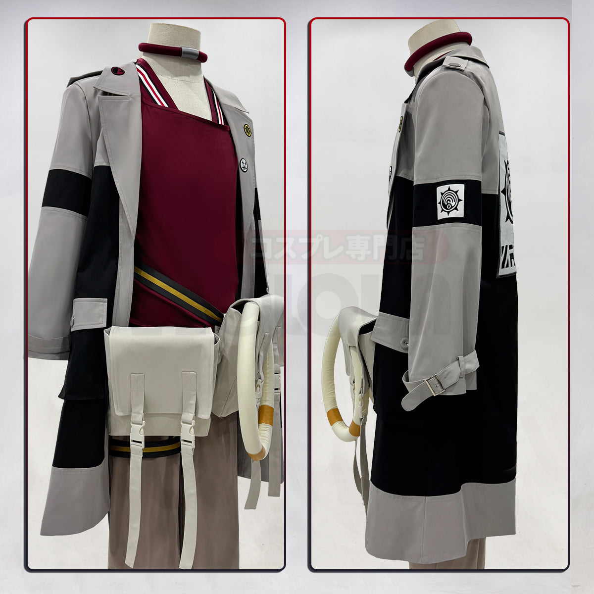 YOO Gachiakuta Anime Enjin Cosplay Costume Wig Embroidery Jacket Pants Bag Convention Halloween Christmas thumbnail 9