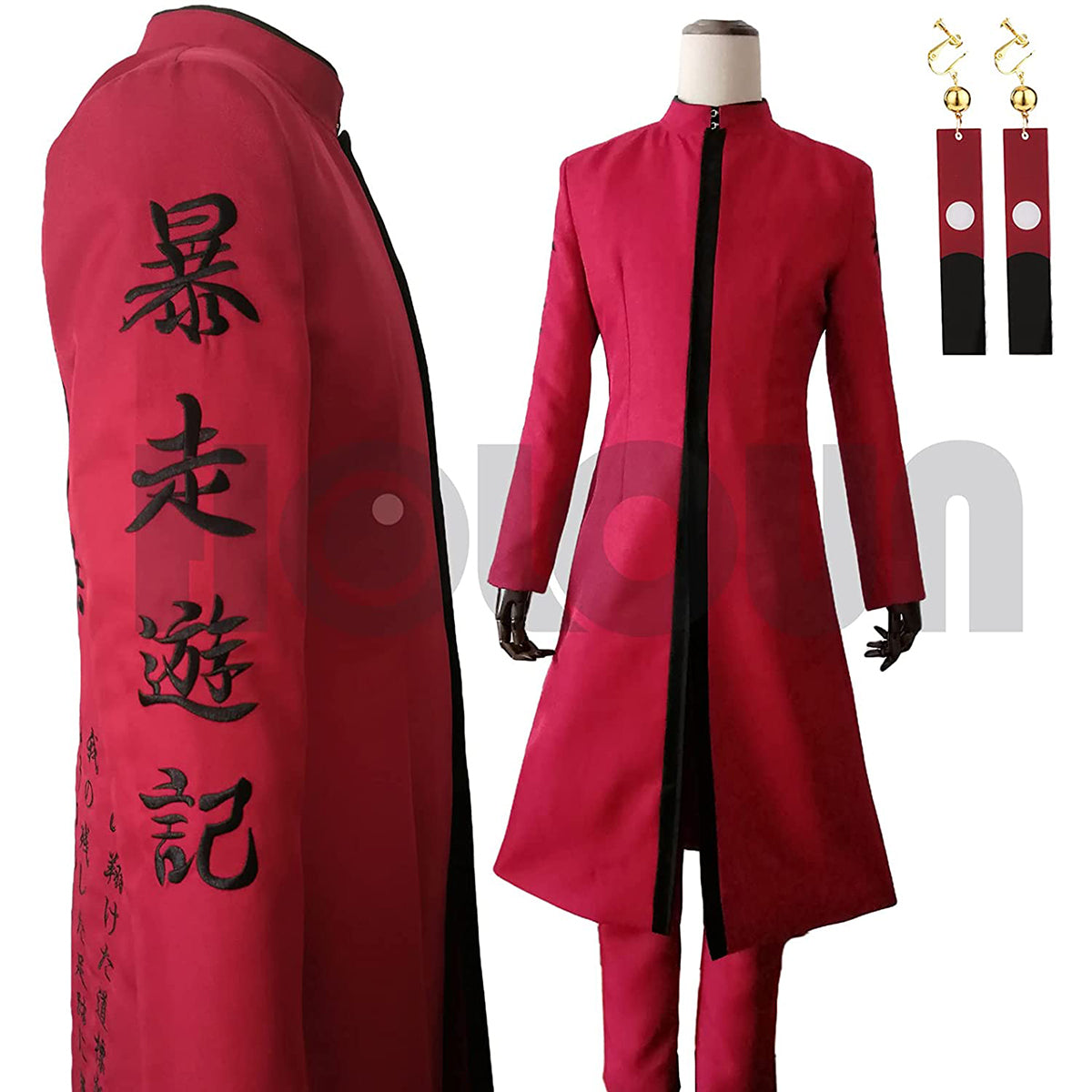 Pre-sale YOO Tokyo Anime Cosplay Costume Izana Kurokawa President of Tenjiku Embroidery Style 3PCS Sets Jacket Dress Up Halloween New