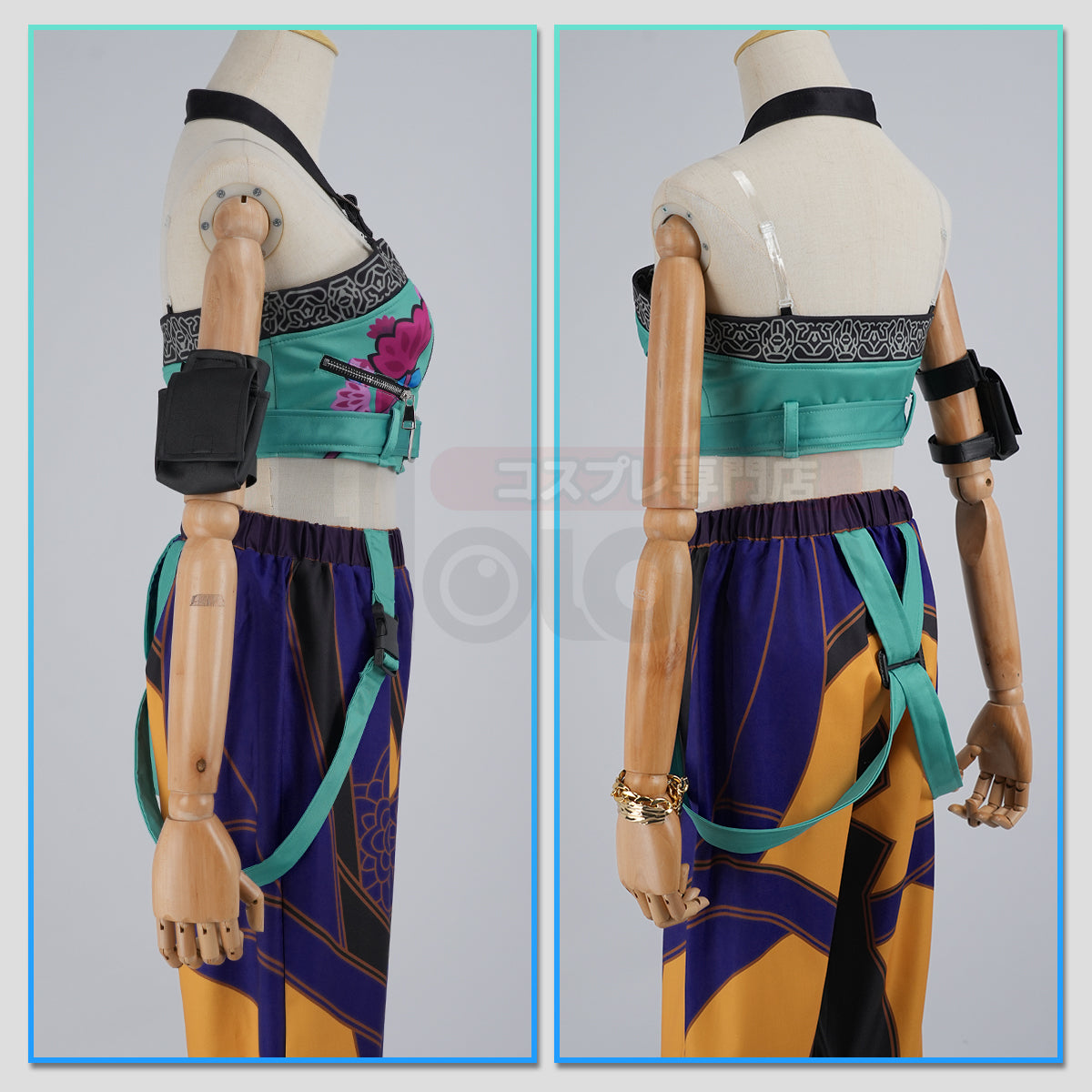 YOO Anime Zoeyy Cosplay Costume Pants Top Animation Convention  Halloween Christmas thumbnail 11