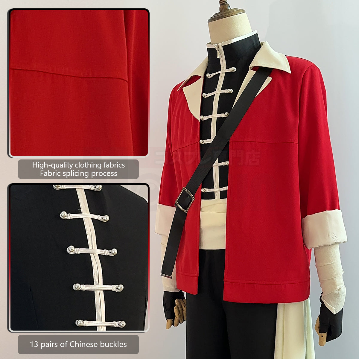 YOO Frieren Beyond Journey’s End Anime Stark Cosplay Costume Wig Jacket Sleeveless Vest Pants Christmas Gift thumbnail 9