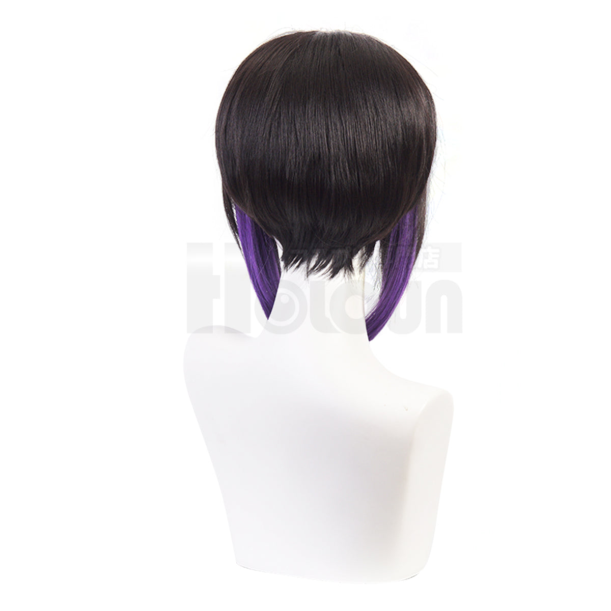 YOO Anime Kochou Shinobu Cosplay Costume Wig Embroidery Purple Top Pants Haori Belt Butterfly Cos Halloween Christmas Gift thumbnail 23