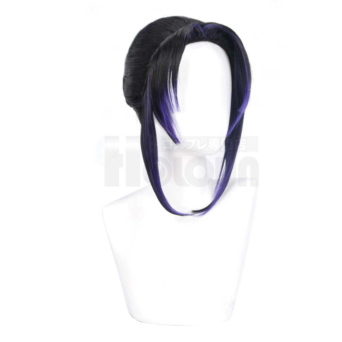 YOO Anime Kochou Shinobu Cosplay Costume Wig Embroidery Purple Top Pants Haori Belt Butterfly Cos Halloween Christmas Gift thumbnail 25