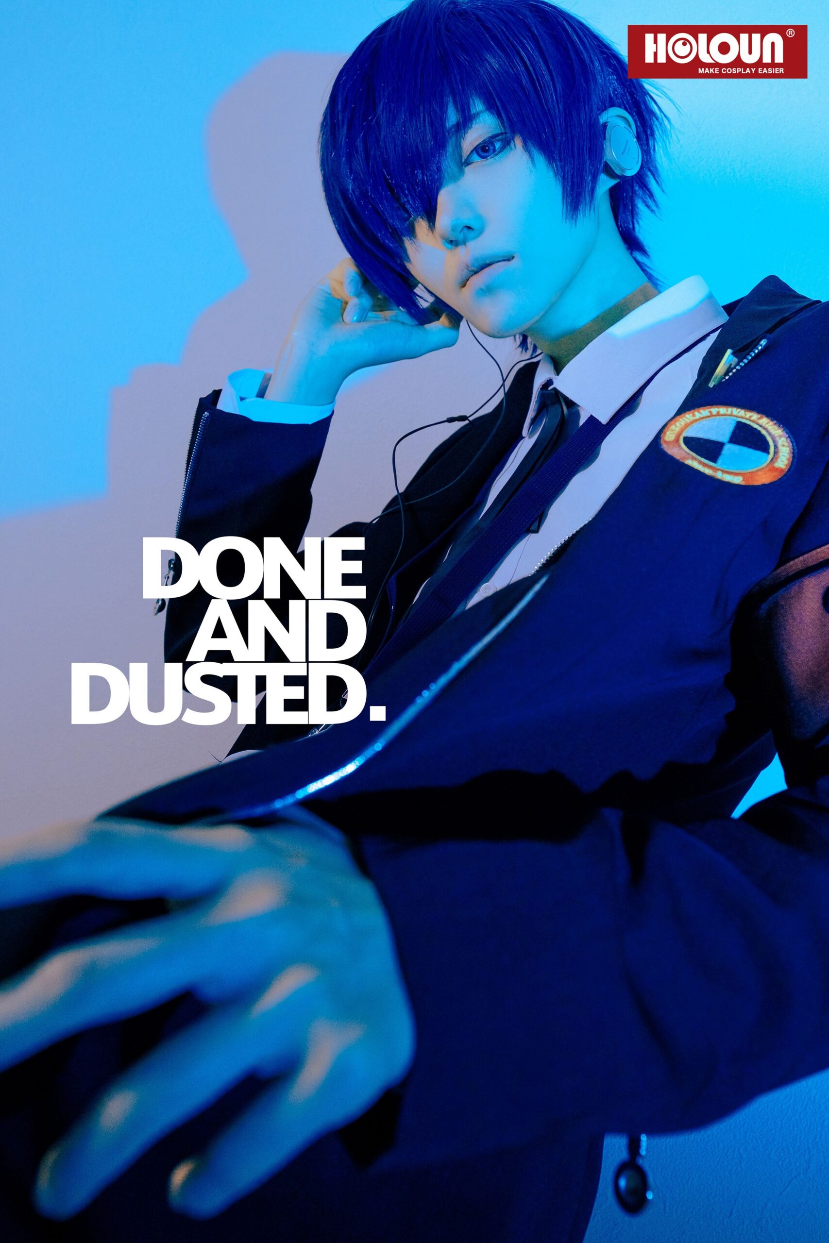 YOO Game P3 Makoto Yuki Cosplay Costume Wig Gekkoukan High School Uniform Embroidery Suit Pants Shirt Daily Wearing Gift thumbnail 5