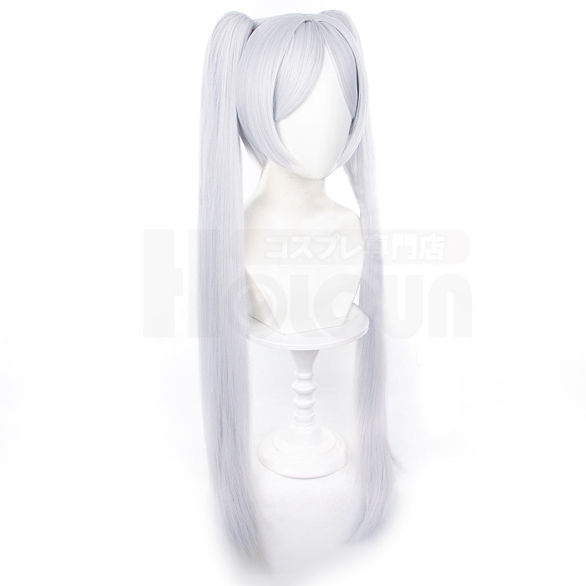 YOO Frieren Beyond Journey’s End Anime Frieren Cosplay Costume Shawl Cloak Dress Wig Grey Ponytail Rose Net Halloween Christmas thumbnail 14