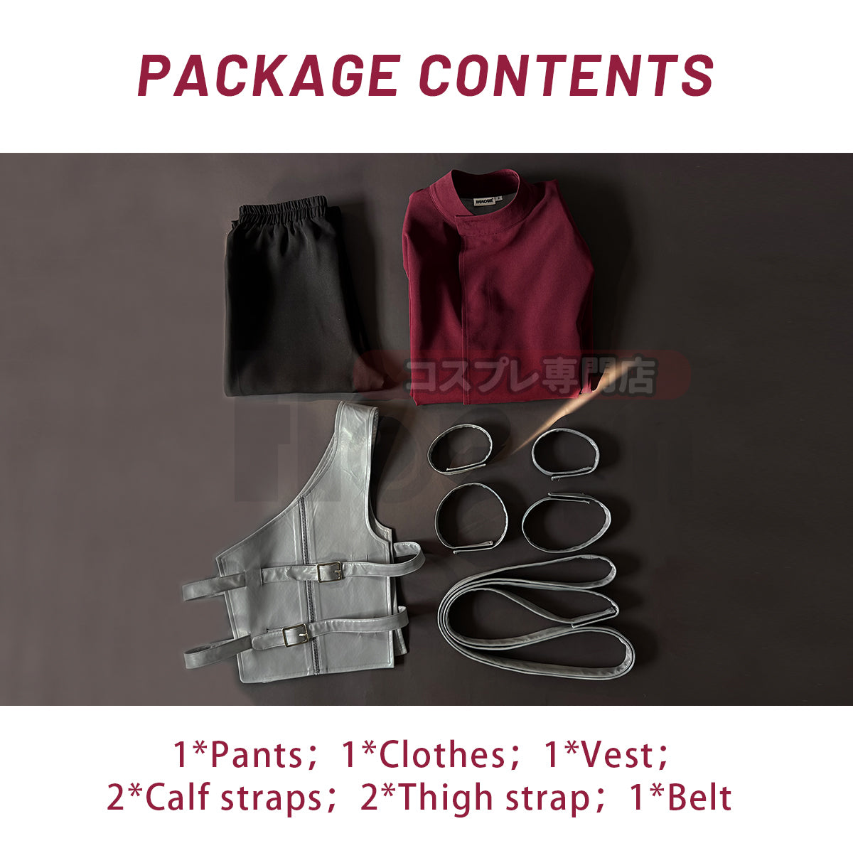 YOO Anime Gaara Cosplay Costume Coat Pants Vest Belt Animation Convention Halloween Christmas Gift thumbnail 10