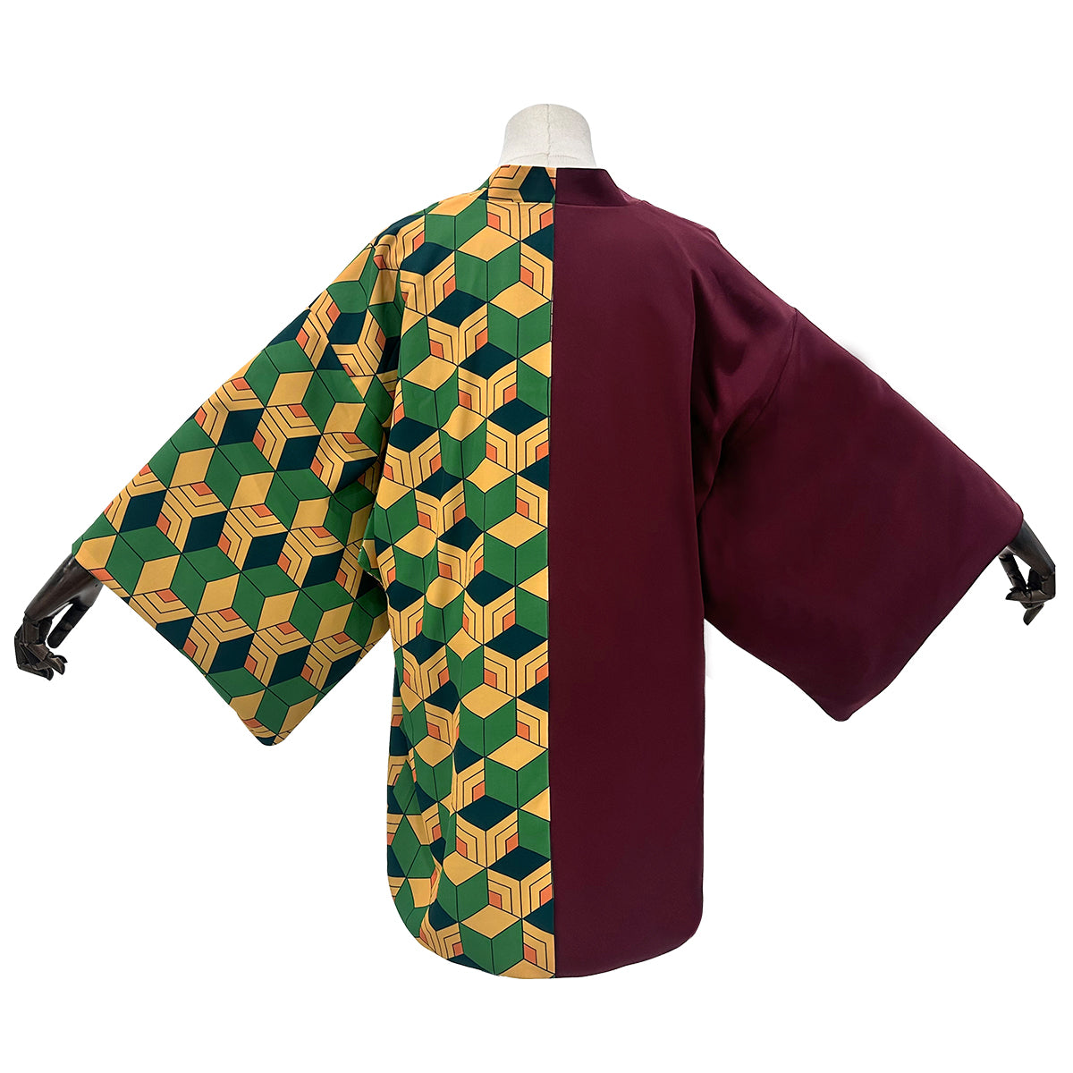 YOO Anime Tomioka Giyuu Cosplay Costume Wig Haori Embroidery Top Elastic Pants Belt Rose Net Cos Halloween Christmas thumbnail 13