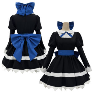 YOO Stocking Panty Anime Stocking Anarchy Cosplay Costume Dress Stockings Bowknot Headdress Cos Convention
