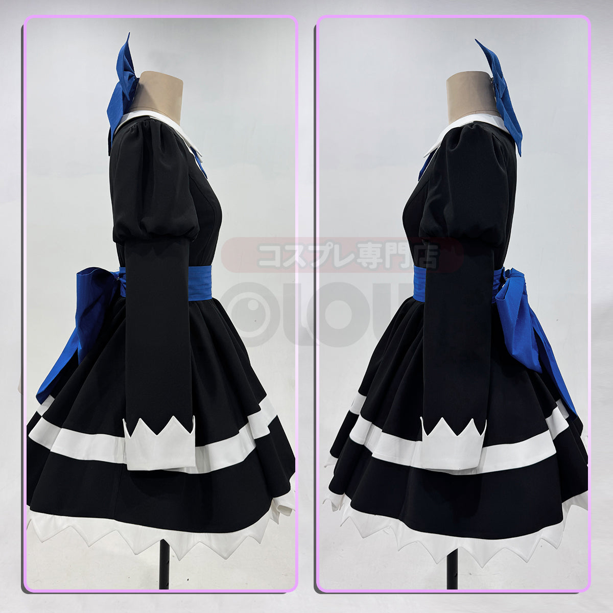 YOO Stocking Panty Anime Stocking Anarchy Cosplay Costume Dress Stockings Bowknot Headdress Cos Convention thumbnail 10