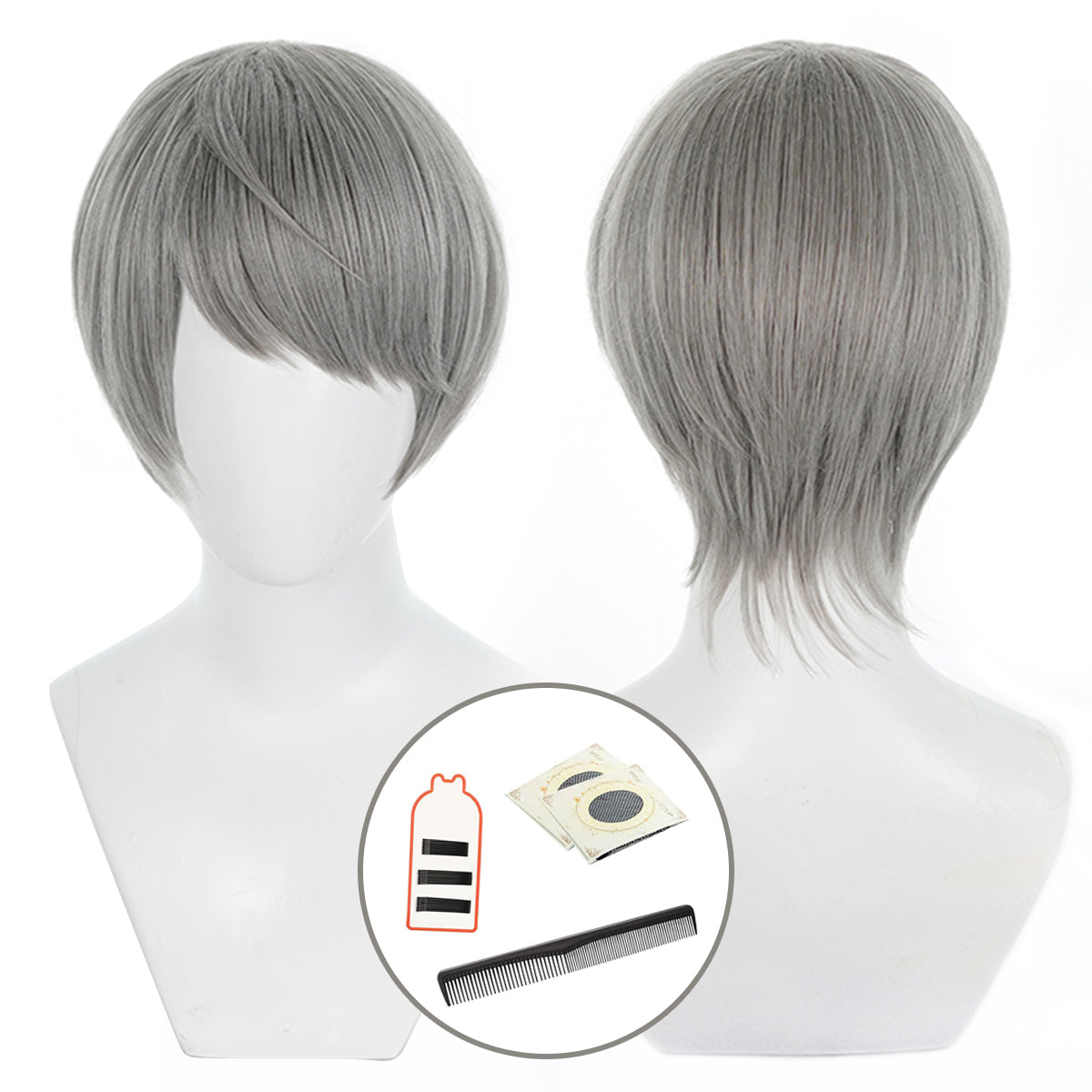 YOO P4 Game Yu Narukami Cosplay Costume Wig School Uniform Embroidery Plaid Collar Suit Pants White Shirt Daily Wear Halloween thumbnail 13