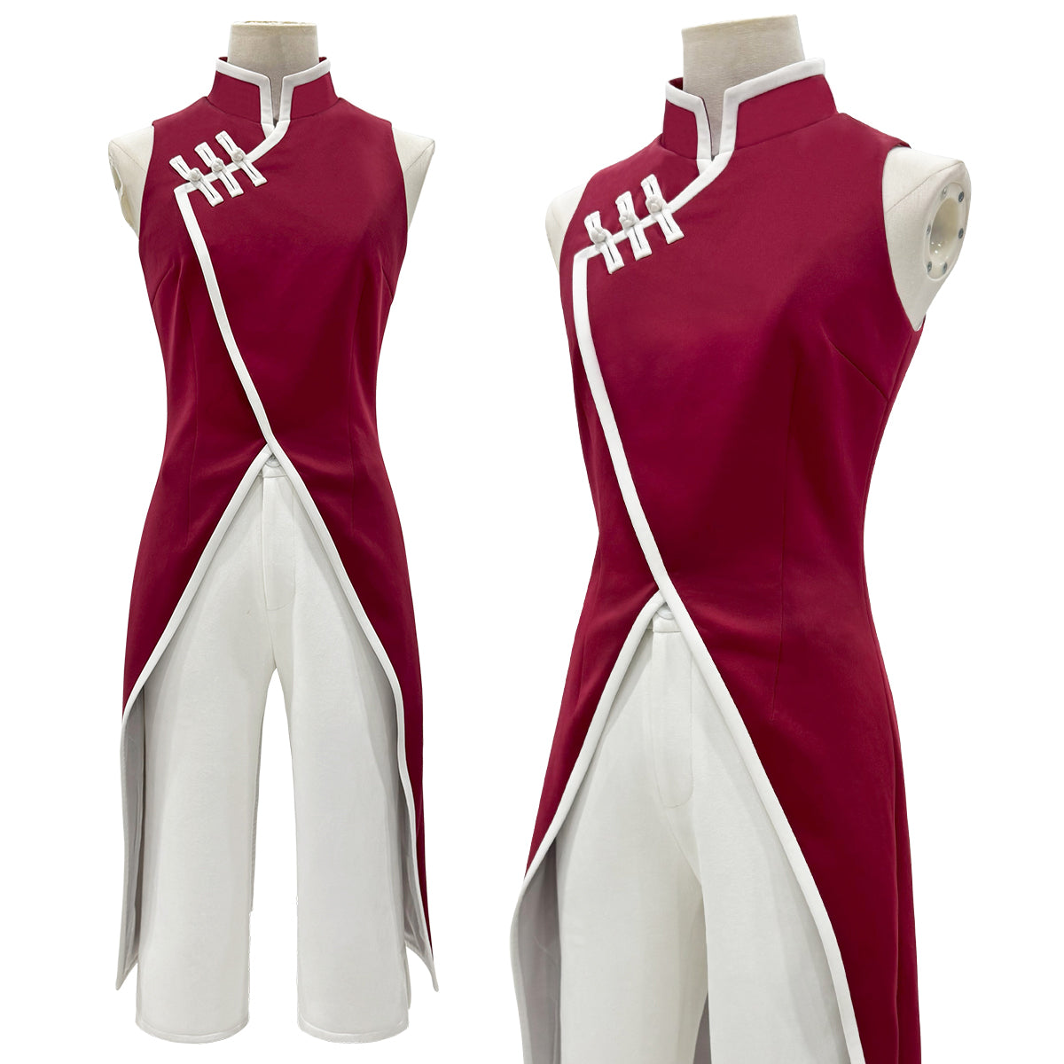 YOO Anime Haruno Sakura Cosplay Costume Top Pants Halloween Christmas Animation Convention Gift thumbnail 2