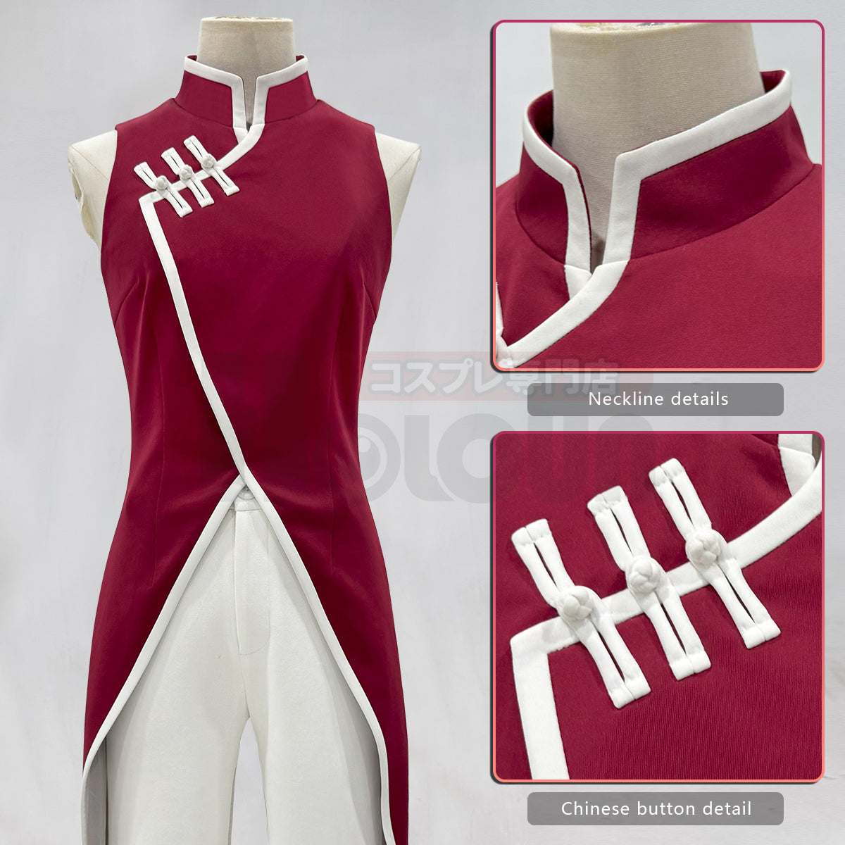 YOO Anime Haruno Sakura Cosplay Costume Top Pants Halloween Christmas Animation Convention Gift thumbnail 6