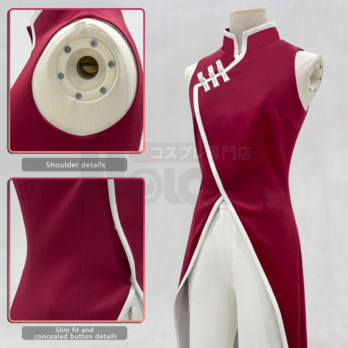 YOO Anime Haruno Sakura Cosplay Costume Top Pants Halloween Christmas Animation Convention Gift thumbnail 7