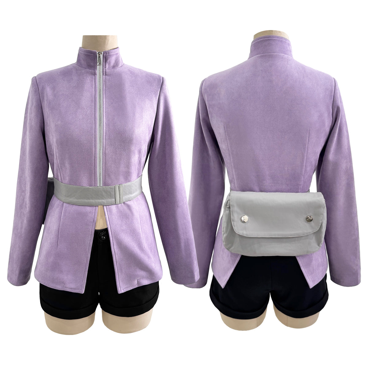 YOO Anime Karin Cosplay Costume Top Shorts Waist Pouch Animation Convention 2025 Halloween Thanksgiving Day Christmas thumbnail 2