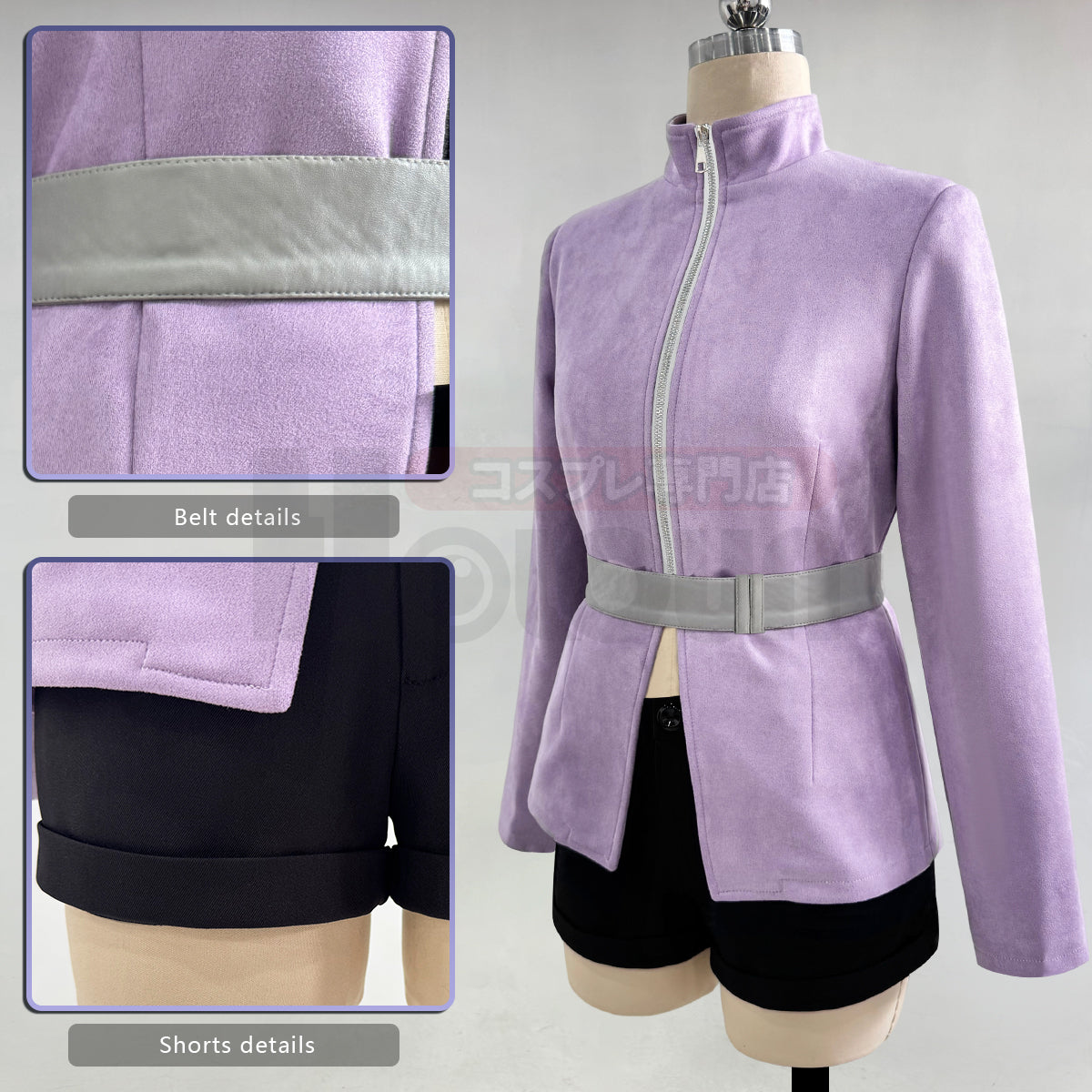 YOO Anime Karin Cosplay Costume Top Shorts Waist Pouch Animation Convention 2025 Halloween Thanksgiving Day Christmas thumbnail 5