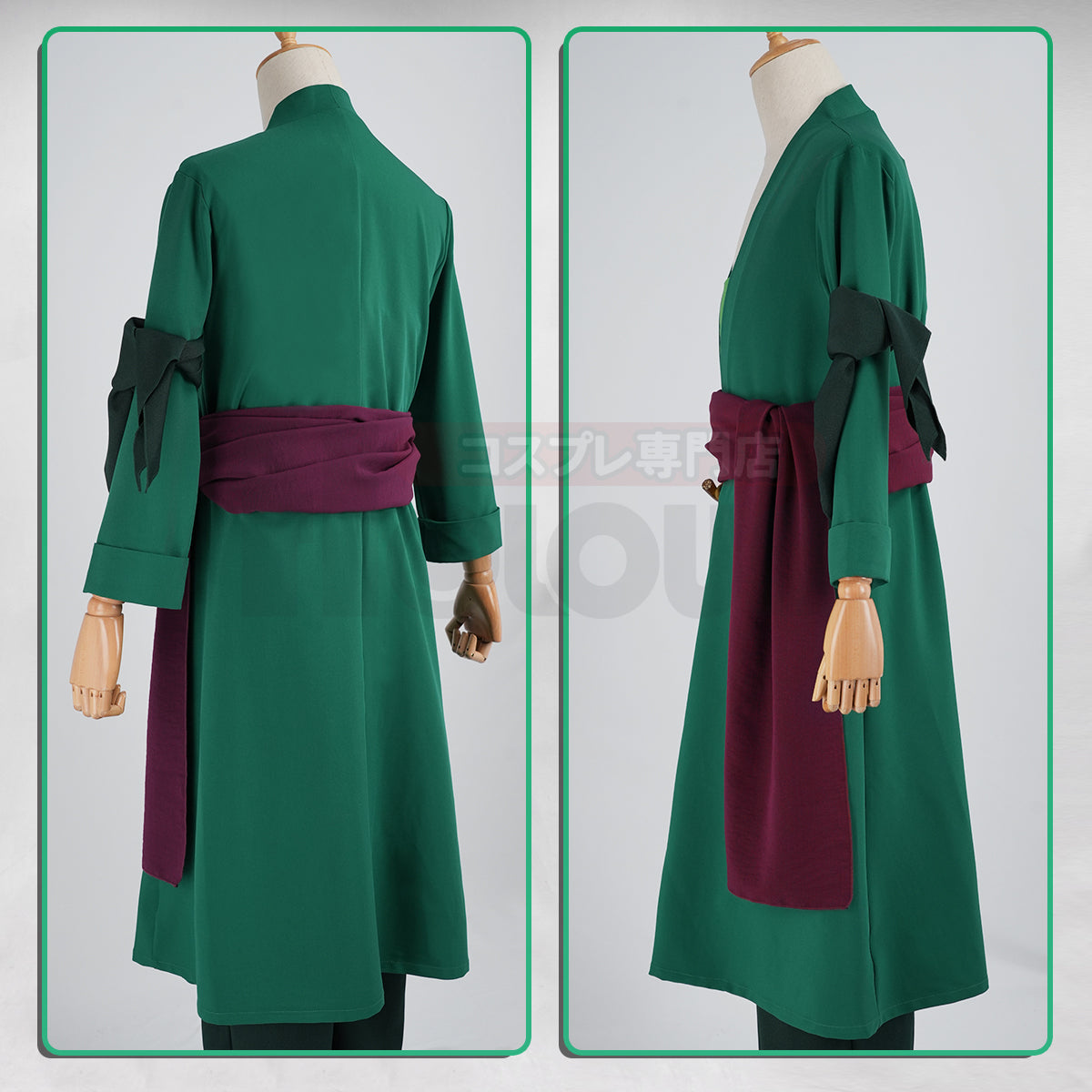 YOO ONE Anime Roronoa Zoro Cosplay Costume Pants Haori Head Scarf Animation Convention 2025 Halloween Christmas Gift thumbnail 12