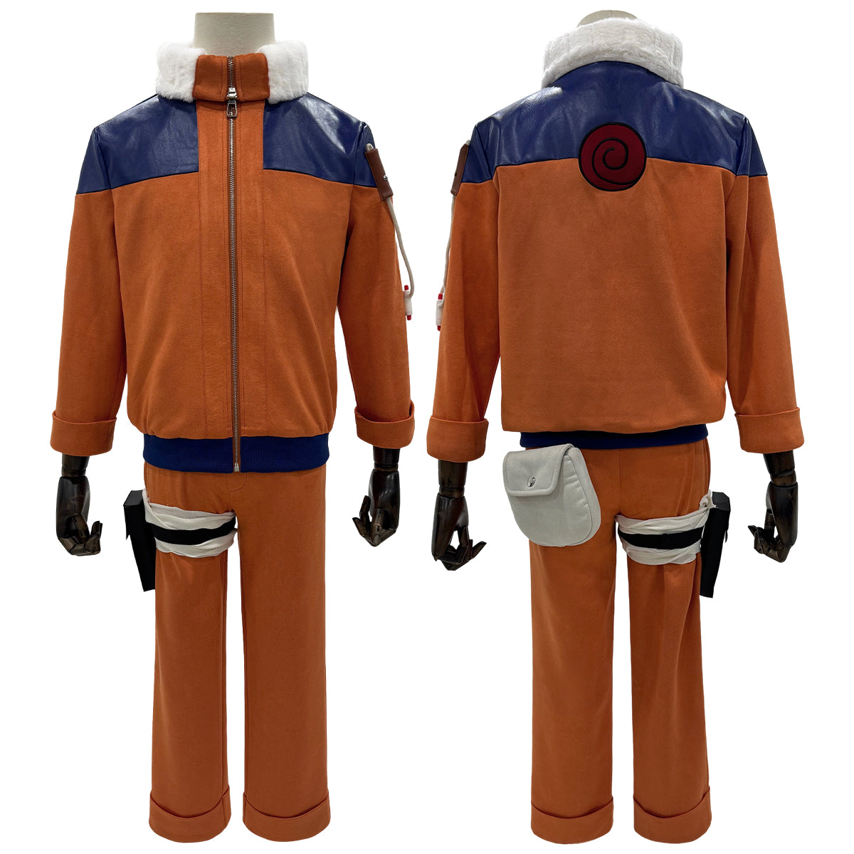 YOO Anime Uzumaki Cosplay Costume Teenager Period Jacket Pants Bag Cos Convention Gift Unisex Adult Version thumbnail 3