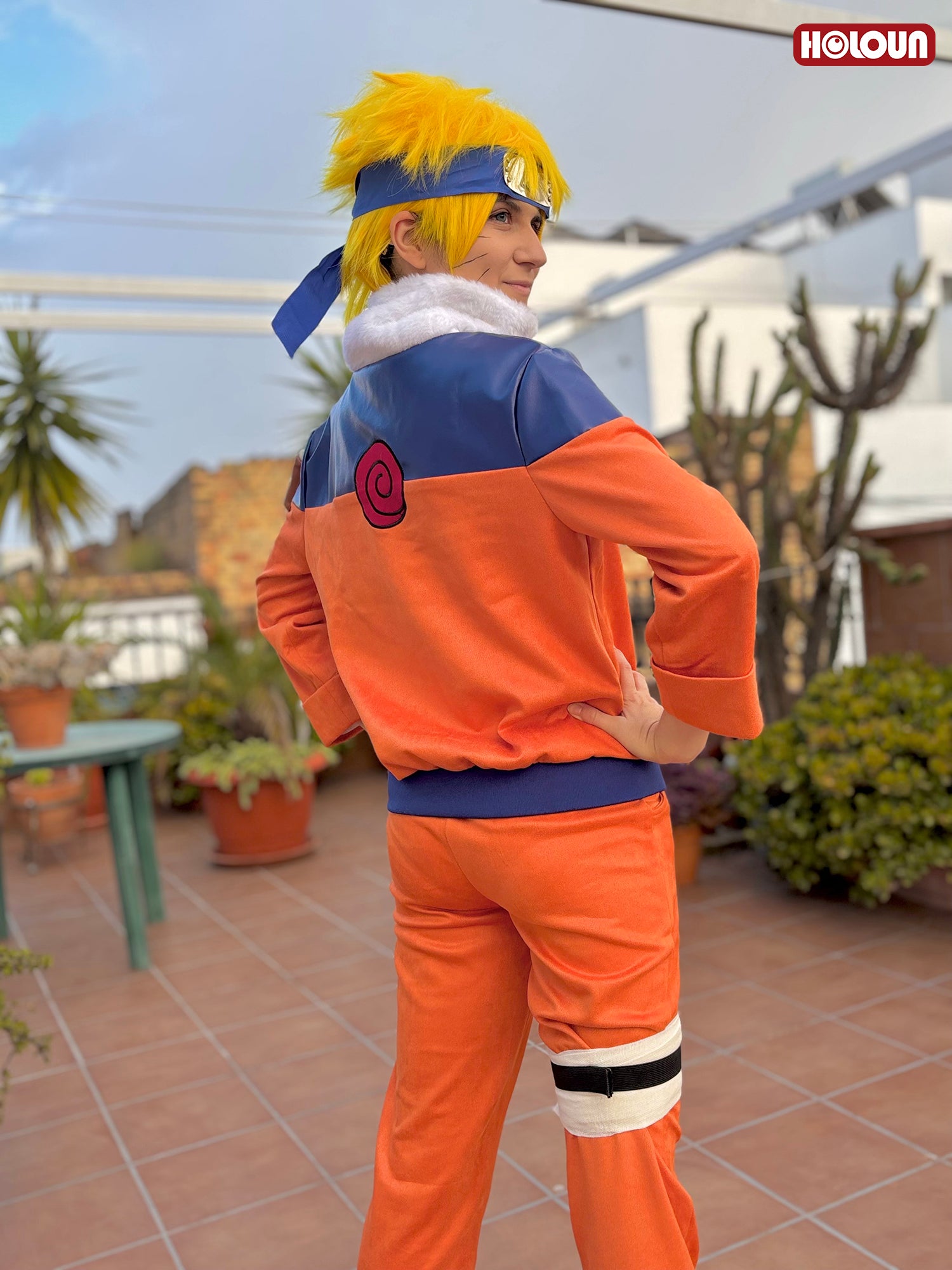 YOO Anime Uzumaki Cosplay Costume Teenager Period Jacket Pants Bag Cos Convention Gift Unisex Adult Version thumbnail 6