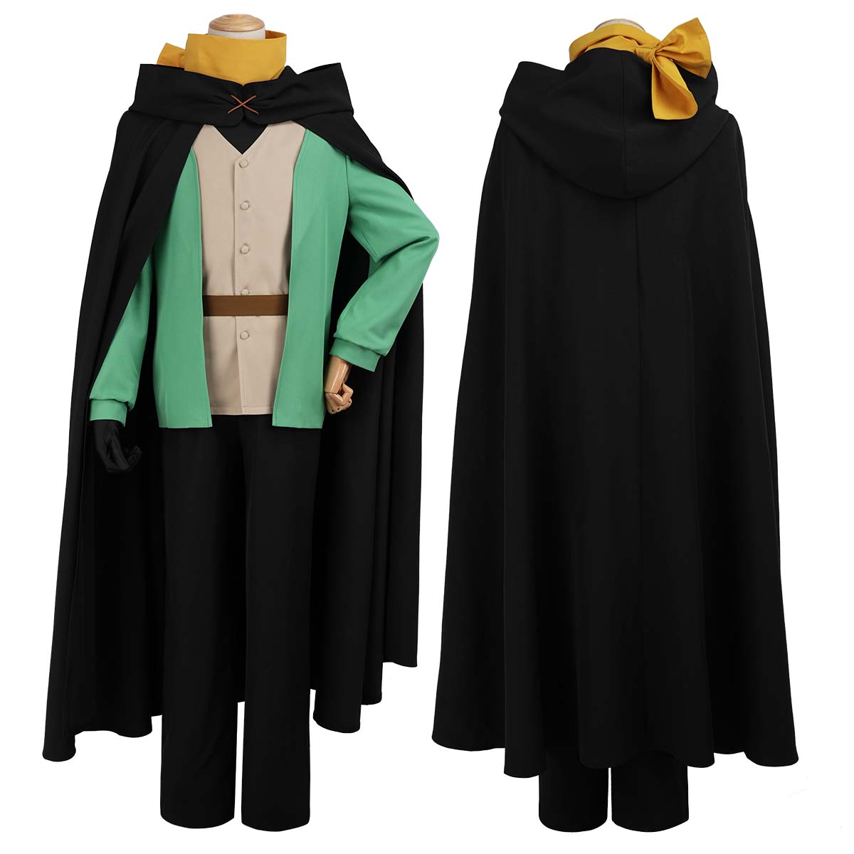Pre-sale YOO Re:Life In A Different World From Zero Anime Natsuki Subaru Cosplay Costume Black Cloak Vest T-shirt Pants Scarf Glove thumbnail 2