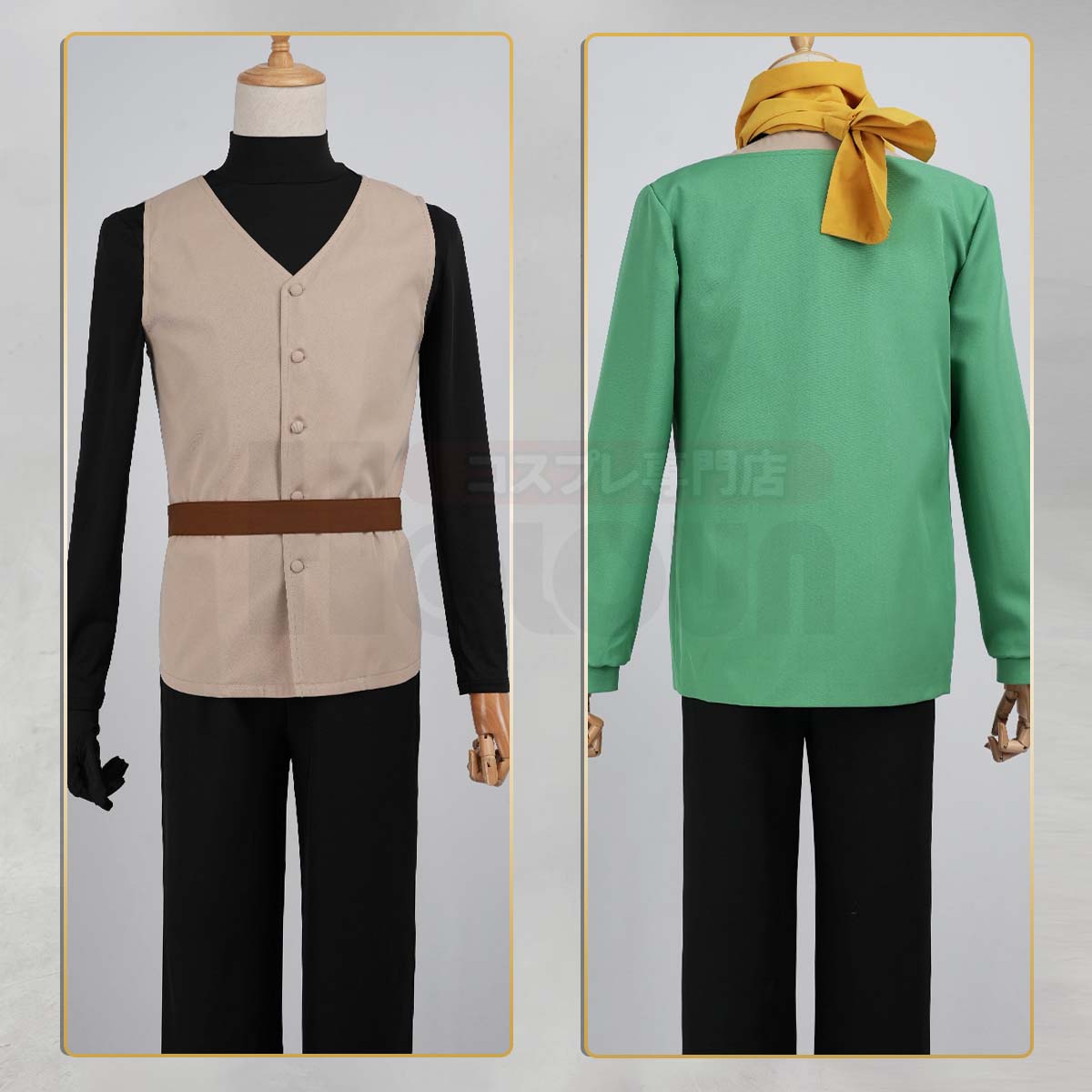 Pre-sale YOO Re:Life In A Different World From Zero Anime Natsuki Subaru Cosplay Costume Black Cloak Vest T-shirt Pants Scarf Glove thumbnail 9