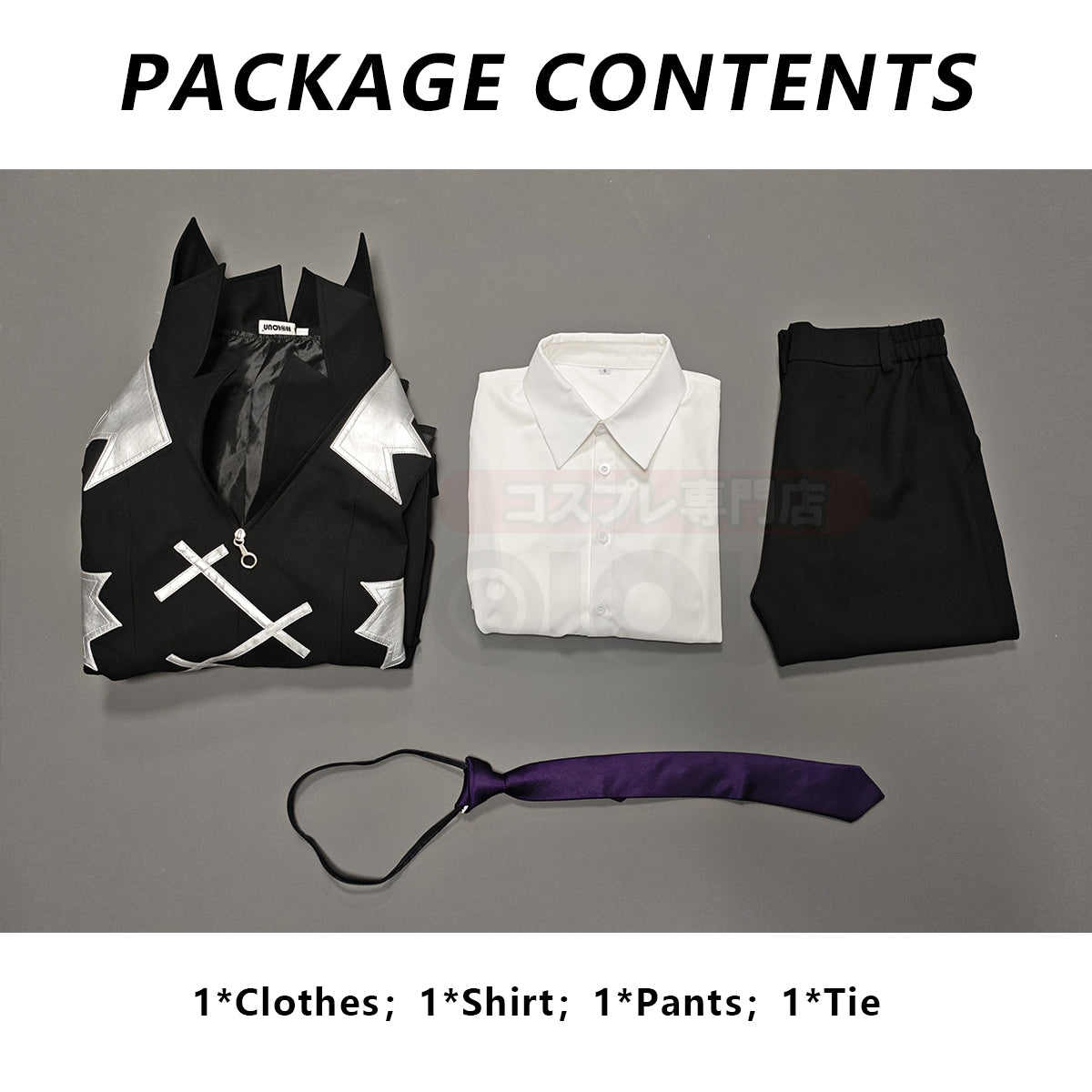 YOO STONE Anime Dr. Xeno Houston Wingfield Cosplay Costume Coat Shirt Pants Tie Convention Halloween Christmas Gift thumbnail 10