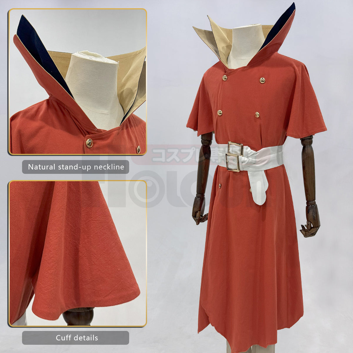 YOO STONE Anime Nanami Ryusui Cosplay Costume Coat Pants Hat Belt Animation Convention Halloween Christmas Gift thumbnail 6