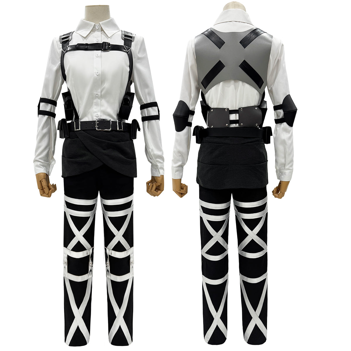 YOO Anime Hanji Zoe Cosplay Costume Green Embroidery Cloak Shirt Pants Belts Animation Convention Halloween Christmas Gift thumbnail 10