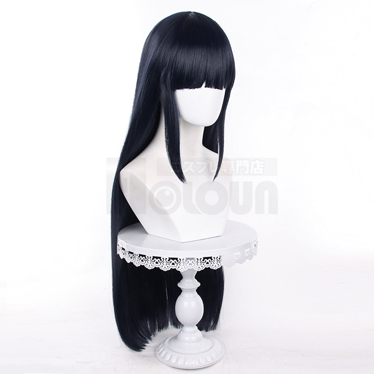 YOO Anime Hyuga Hinata Cosplay Costume Wig Top Shorts Waist Bag Christmas Gift thumbnail 13