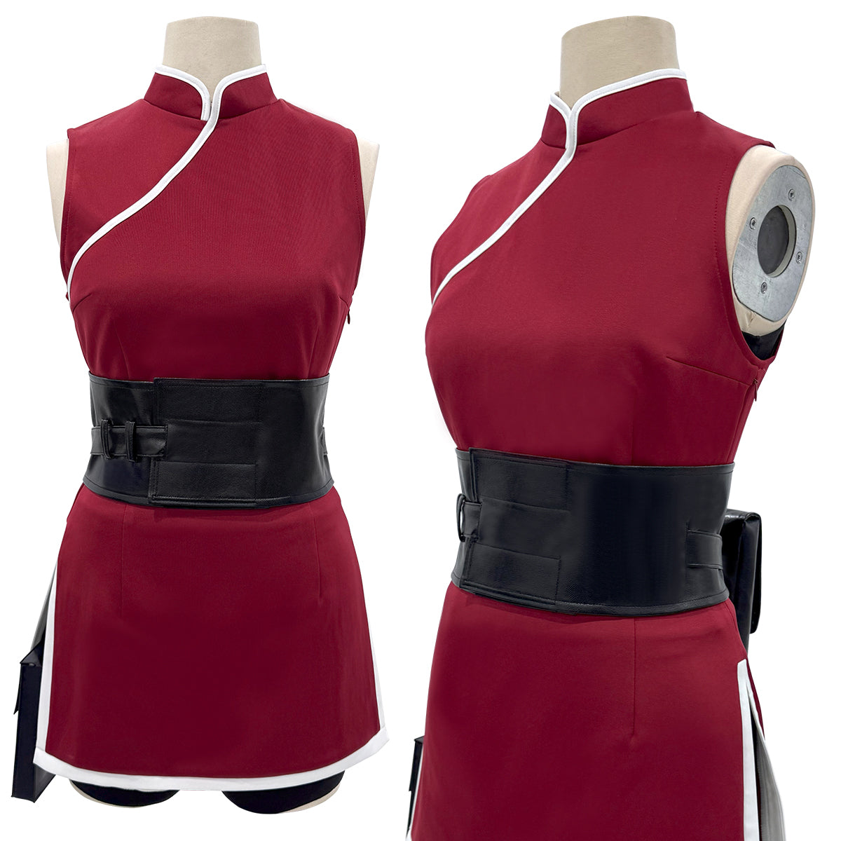 YOO Anime Haruno Sakura Cosplay Costume 19 Years Old Version Top Shorts Pouch thumbnail 2