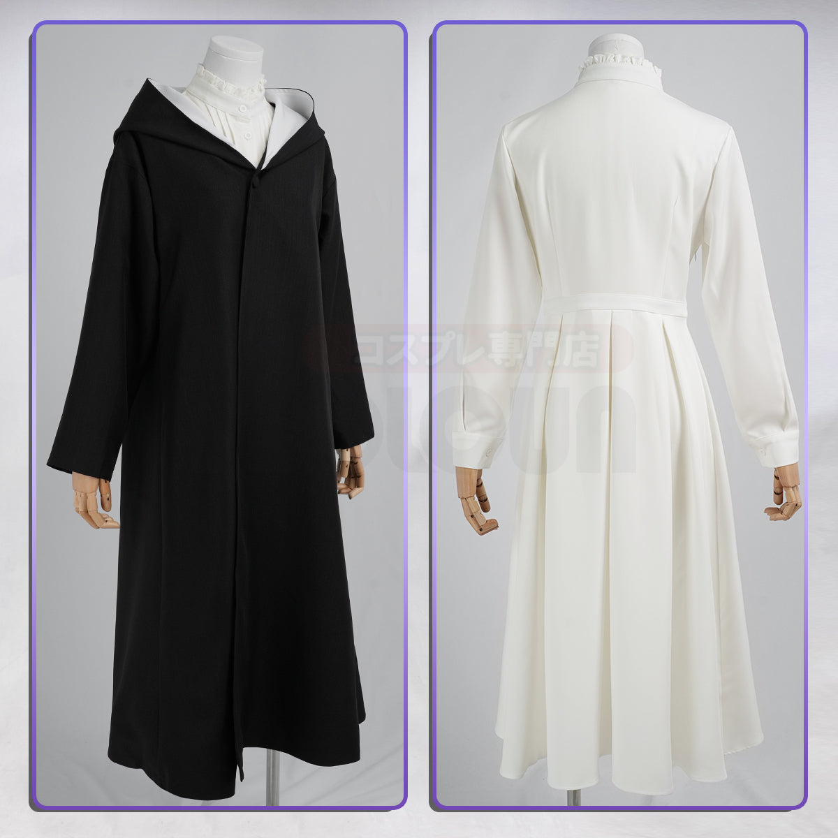 YOO Frieren Beyond Journey’s End Anime Fern Cosplay Costume Wig Cloak Coat Dress Christmas Gift thumbnail 13