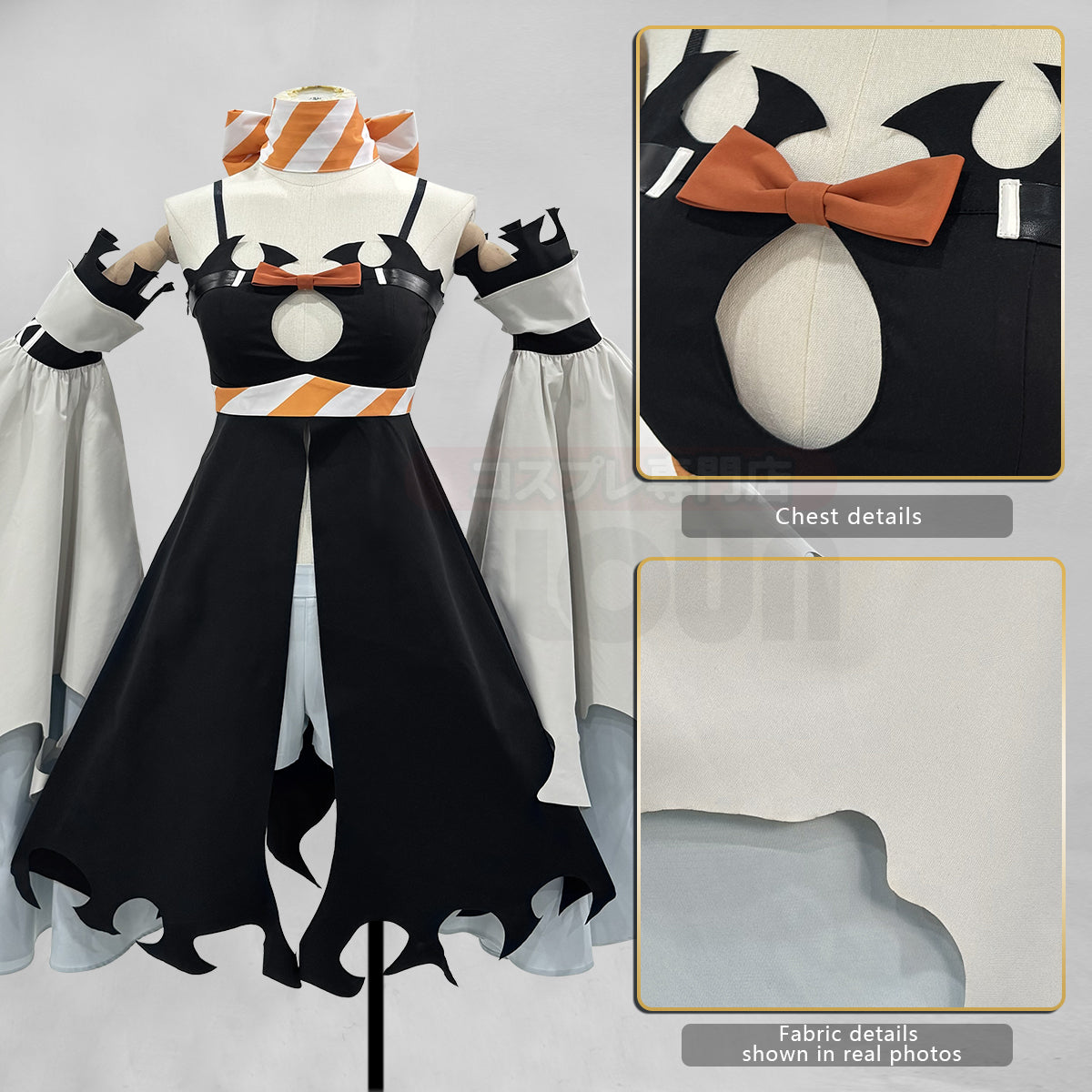 YOO Gachiakuta Anime Amo Cosplay Costume Wig Boot Covers Dress Scarf Shorts Sleeves Convention Halloween Christmas Gift thumbnail 5