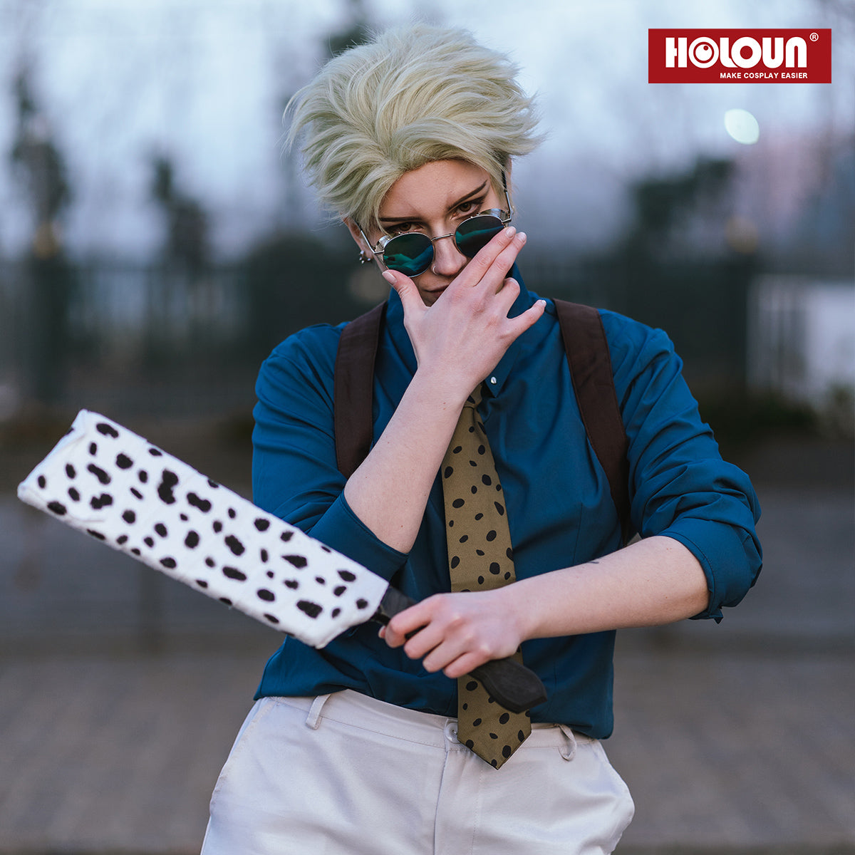 YOO Jujutsu JJK Manga Anime Nanami Kento Cosplay Costume Wig Suit Pants Vest Shirt Rose Net Synthetic Halloween Christmas thumbnail 3