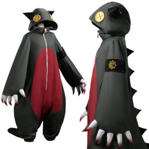 Pre-sale YOO Gachiakuta Anime Guita Onesie Cosplay Costume Embroidery Dinosaur Pajama Outfit Convention Halloween Christmas