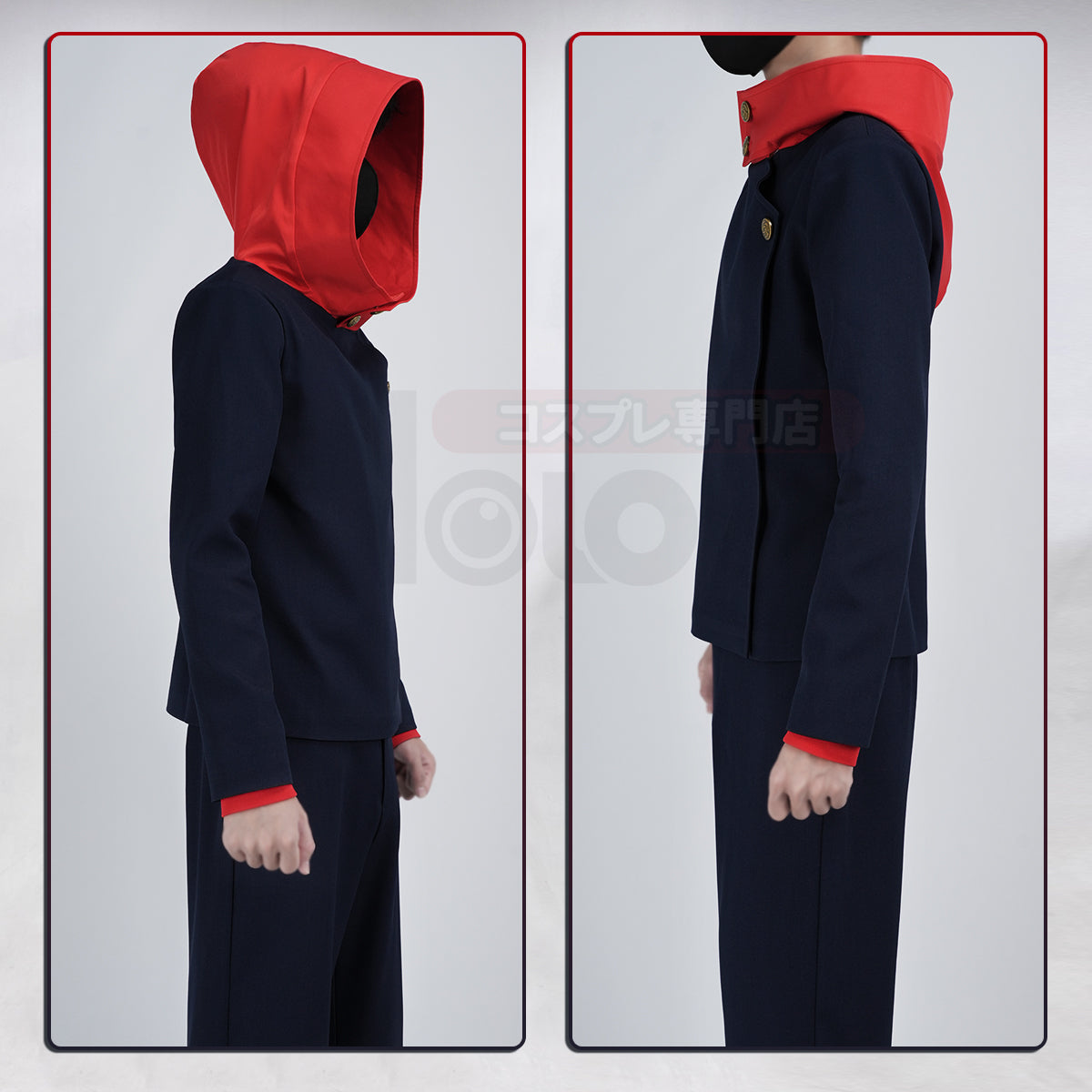 YOO Anime Itadori Yuji  Yuta Okkotsu Cosplay Costume Wig Jacket Pants Upgraded version Halloween Christmas Convention Gift thumbnail 10