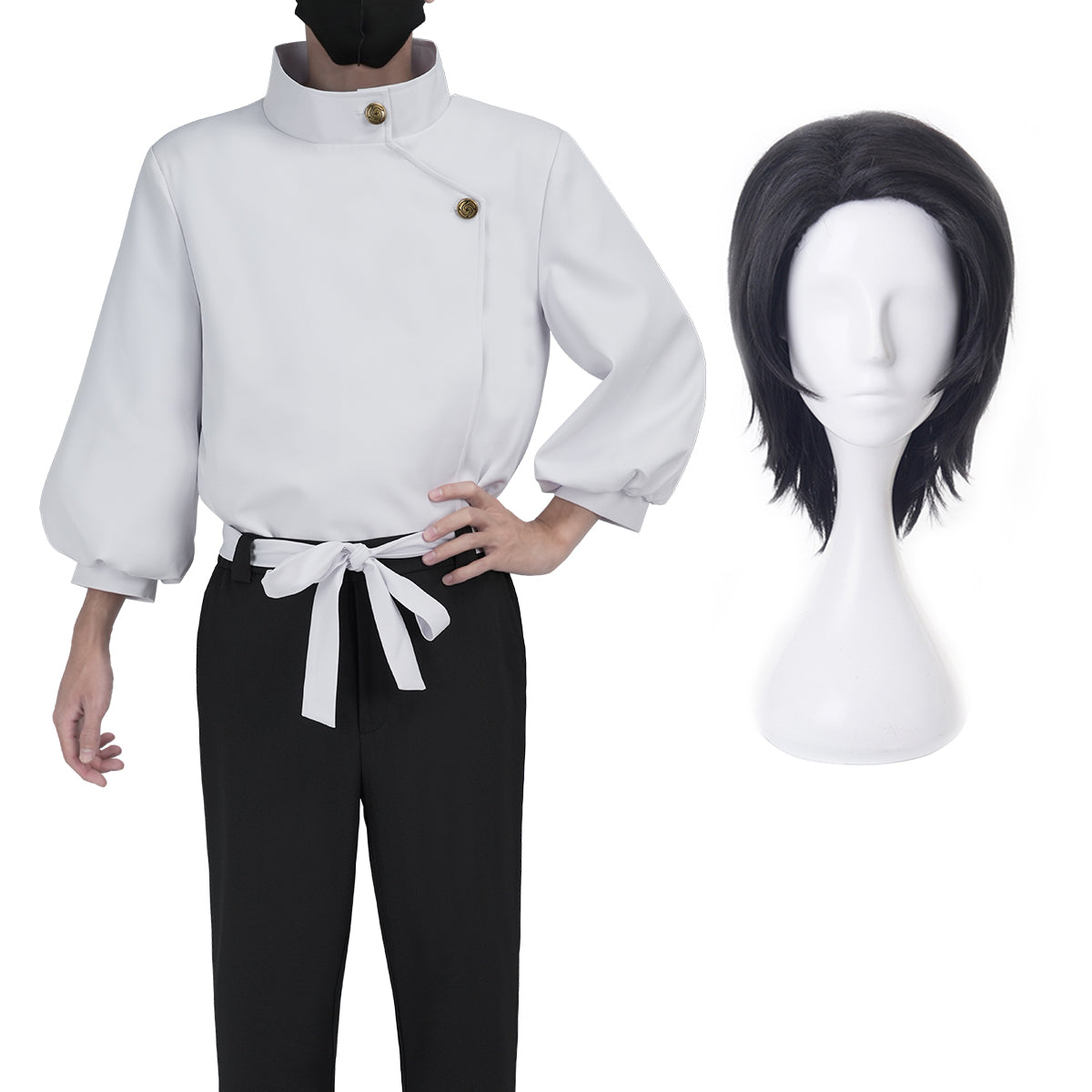 YOO Anime Itadori Yuji  Yuta Okkotsu Cosplay Costume Wig Jacket Pants Upgraded version Halloween Christmas Convention Gift thumbnail 13