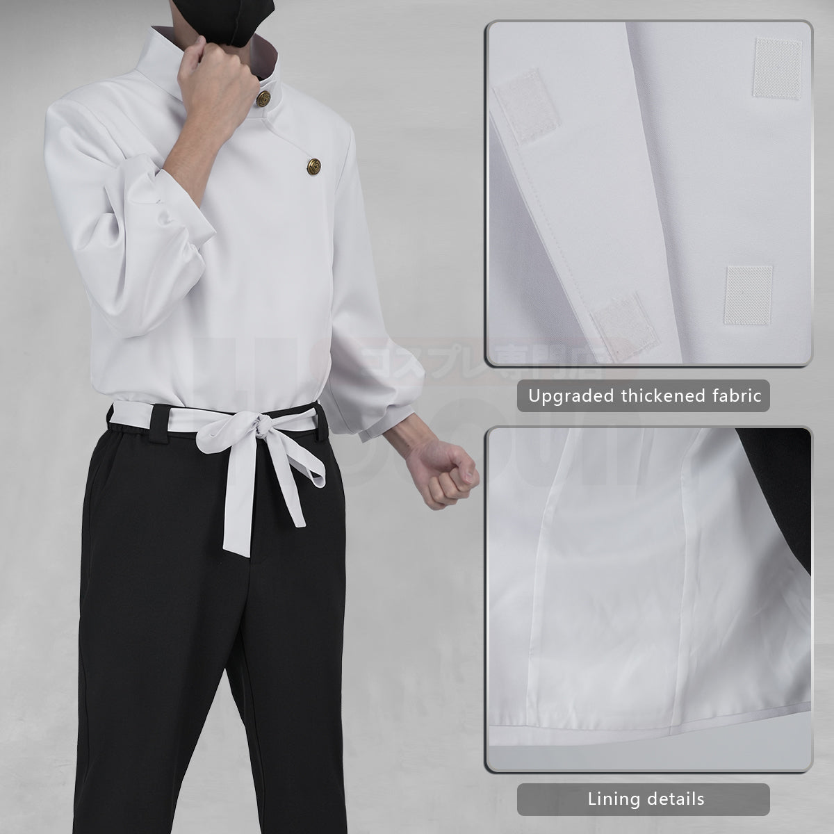 YOO Anime Itadori Yuji  Yuta Okkotsu Cosplay Costume Wig Jacket Pants Upgraded version Halloween Christmas Convention Gift thumbnail 16