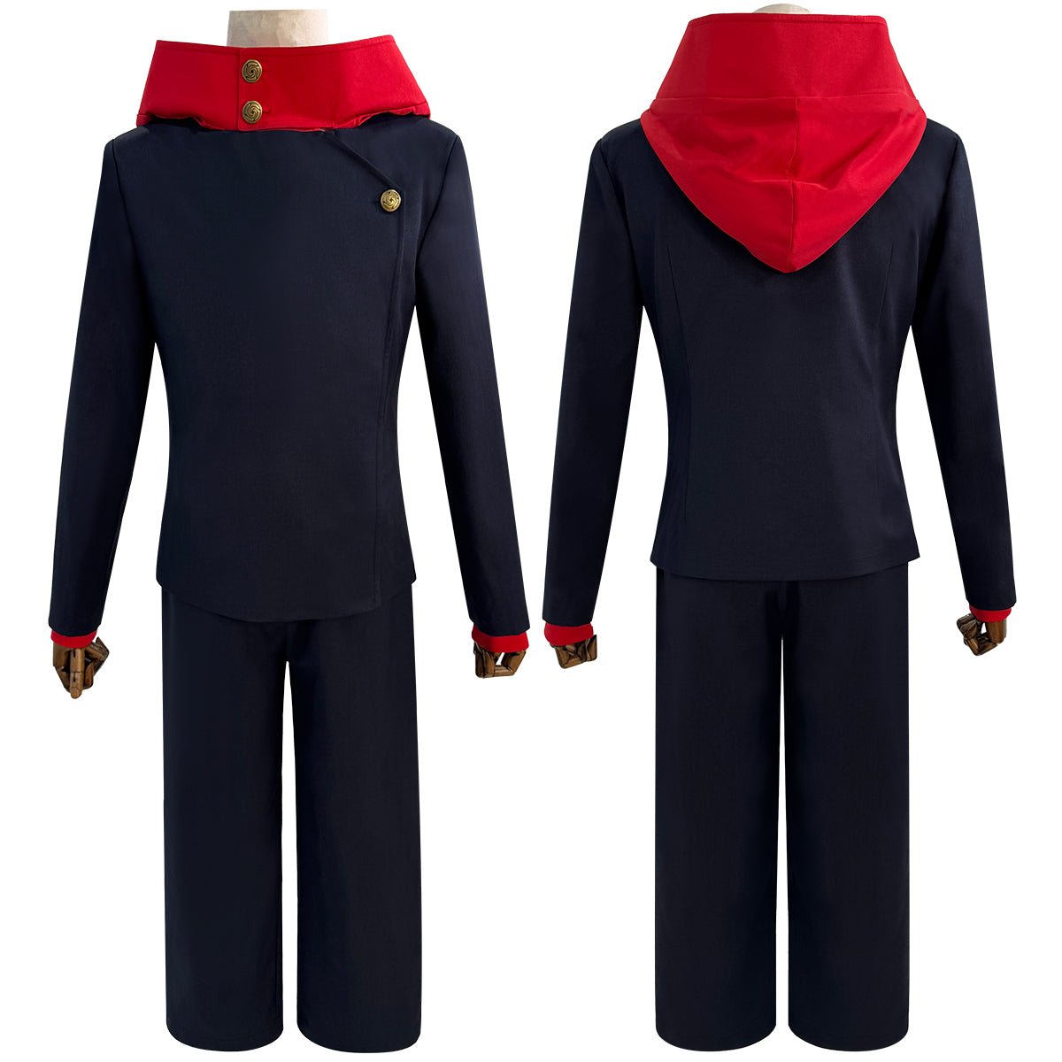 YOO Anime Itadori Yuji  Yuta Okkotsu Cosplay Costume Wig Jacket Pants Upgraded version Halloween Christmas Convention Gift thumbnail 3