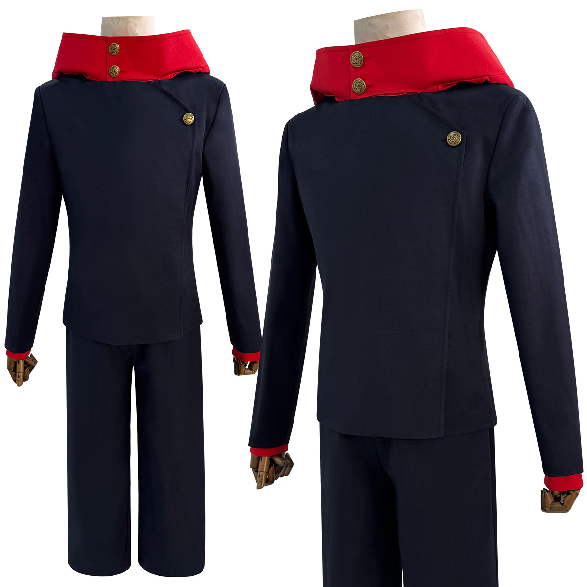 YOO Anime Itadori Yuji  Yuta Okkotsu Cosplay Costume Wig Jacket Pants Upgraded version Halloween Christmas Convention Gift thumbnail 4