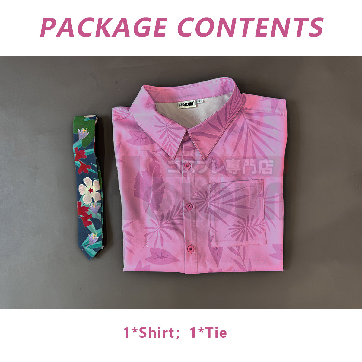 YOO Zoo Movie Nick Wilde Cosplay Costume Pink Green Shirt Tie Halloween Christmas Animation Convention Unisex Adult Daily Wear thumbnail 10