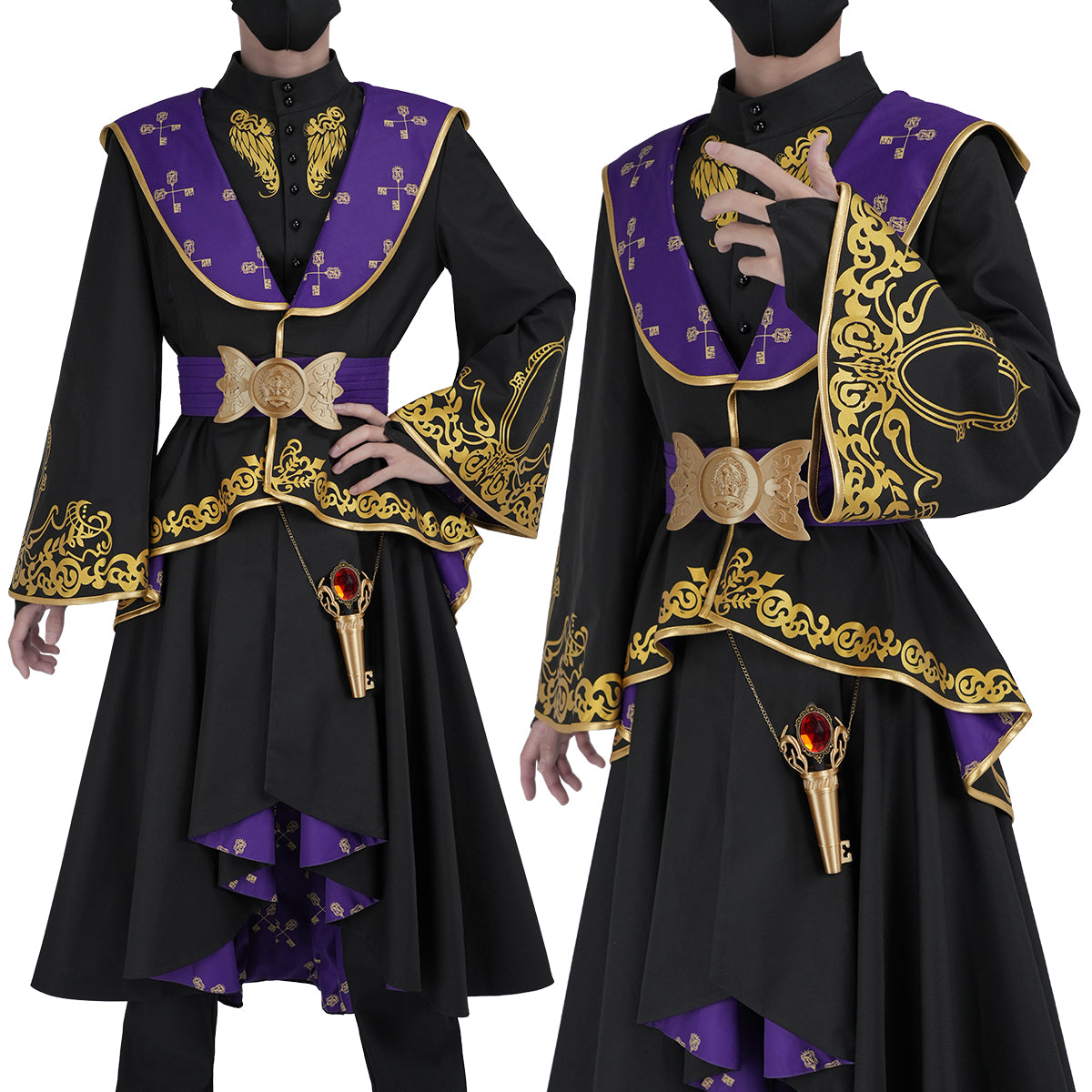 YOO Twisted Game Cosplay Costume Ceremonial Robes Heartslabyul Savanaclaw Octavinelle Scarabia Pomefiore ‌Ignihyde Diasomnia