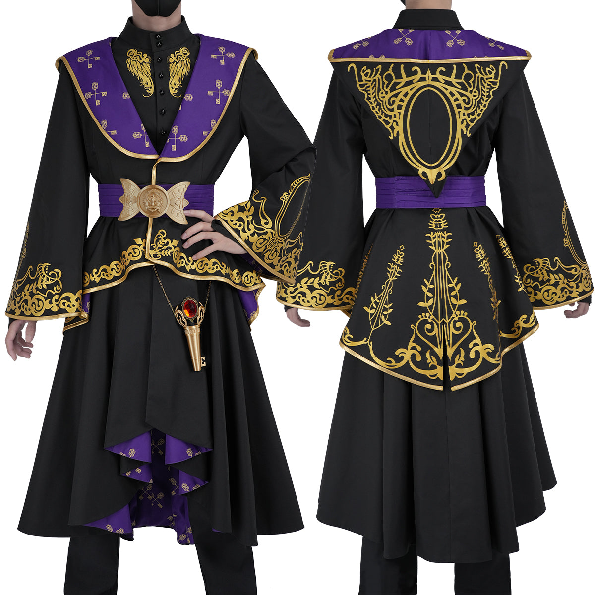 YOO Twisted Game Cosplay Costume Ceremonial Robes Heartslabyul Savanaclaw Octavinelle Scarabia Pomefiore ‌Ignihyde Diasomnia thumbnail 2