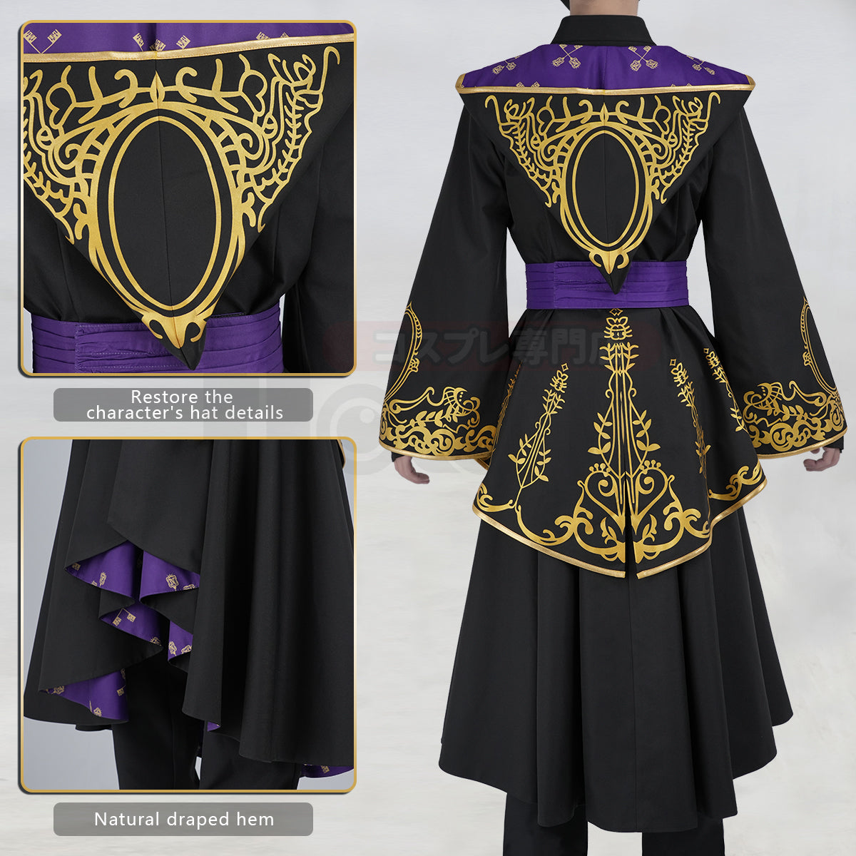 YOO Twisted Game Cosplay Costume Ceremonial Robes Heartslabyul Savanaclaw Octavinelle Scarabia Pomefiore ‌Ignihyde Diasomnia thumbnail 8
