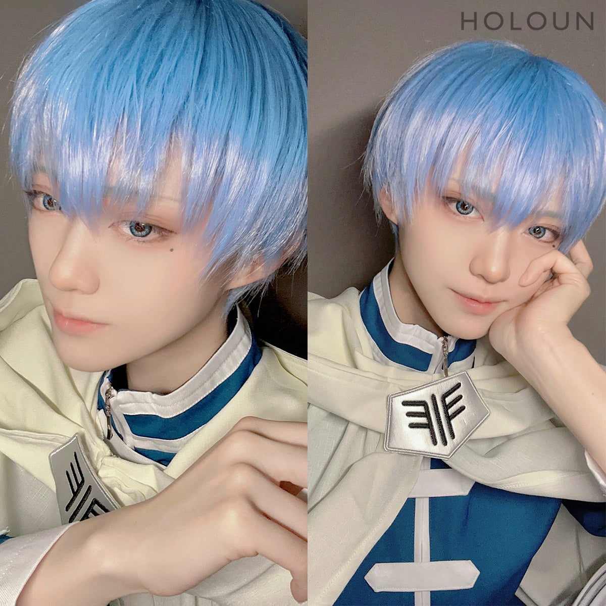 YOO Frieren Beyond Journey’s End Anime Himmel Cosplay Costume Wig Shawl Cloak Coat Pants Rose Net Synthetic Halloween Christmas thumbnail 3