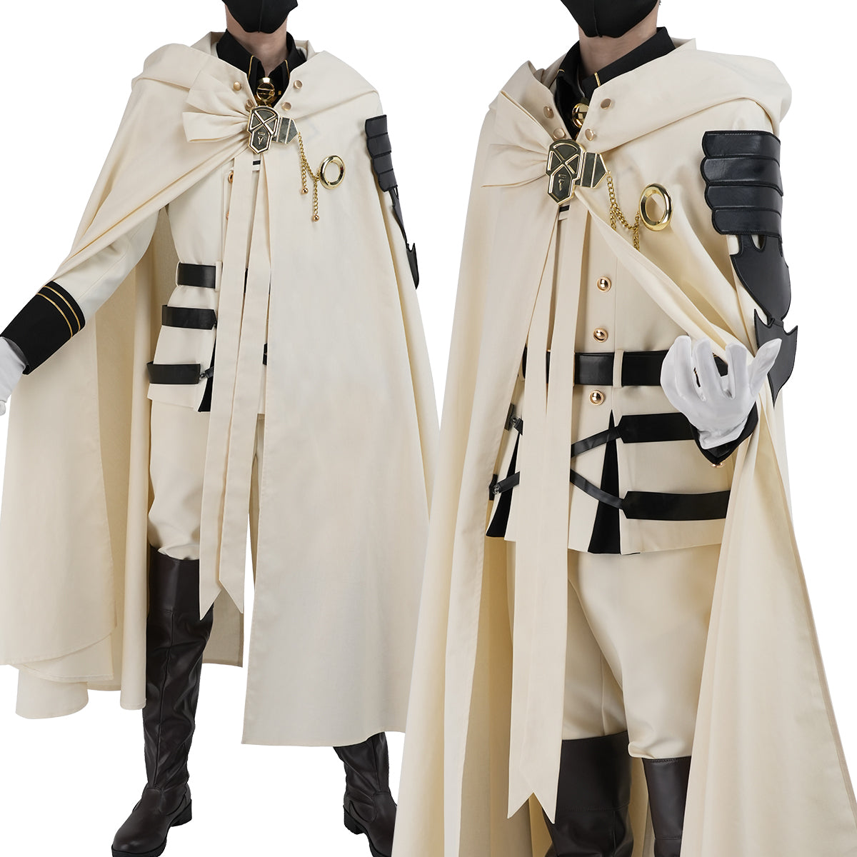 YOO Seraph Of The End Anime Mikaela Hyakuya Cosplay Costume Cloak Jacket Pants Shirt Halloween Christmas Convention thumbnail 3