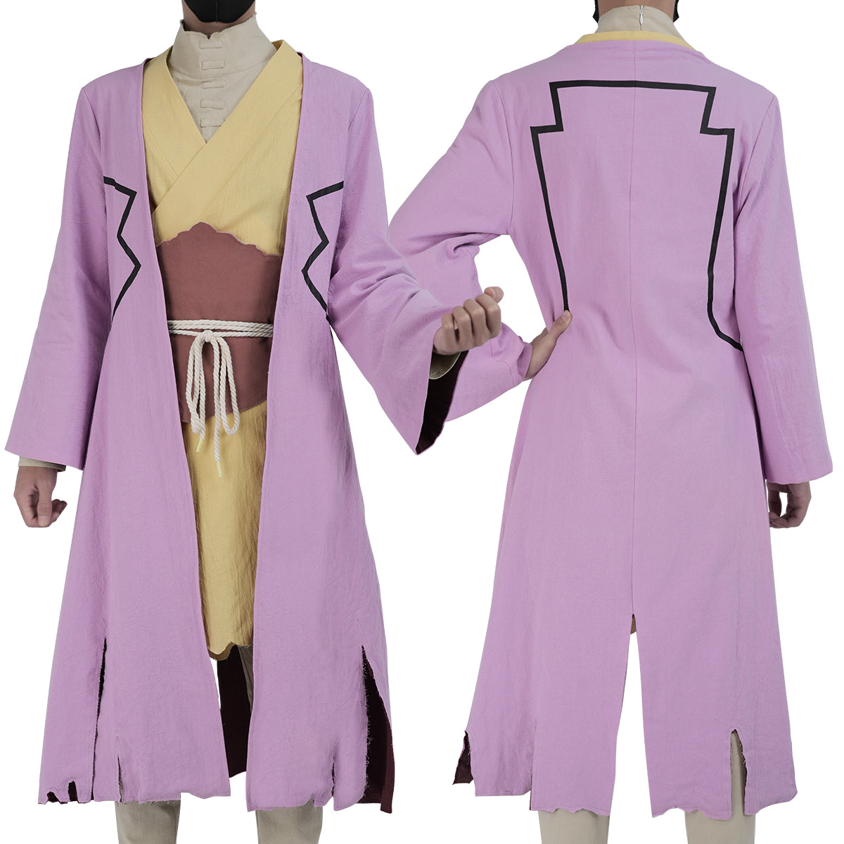 YOO STONE Anime Asagiri Gen Cosplay Costume Pants Top Animation Convention 2025 Halloween Christmas Gift thumbnail 4